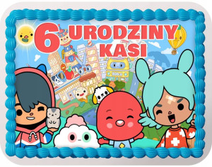 Poziom Opłatek Na Tort Toca Boca Life Urodziny Y5