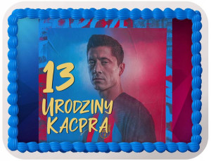 Poziomy Opłatek Na Tort Rl9 Lewy Fc Barcelona Y4