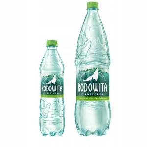 Woda RODOWITA Delikatnie gazowana 1,5l + 0,6 l