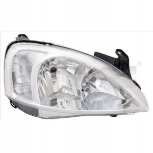 Reflektor Lampa L OPEL COMBO, CORSA 09.00-10.10 TY