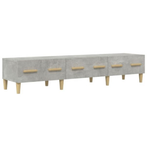 Szafka pod TV, szarość betonu, 150x34,5x30 cm