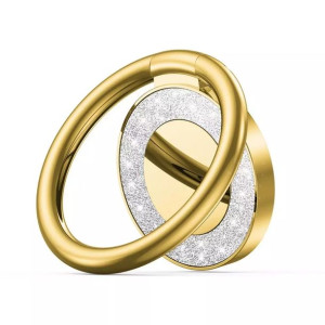 Magnetic Phone Ring Glitter Gold