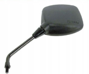 Lusterko prawe 10mm g. lewostronny k. czarny MBK;