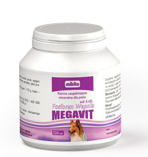MIKITA Megavit A + D3 Fosforan Wapnia 150 tabl.