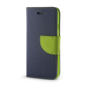 Etui Smart Fancy Do Samsung A10 Granatowo-Zielone