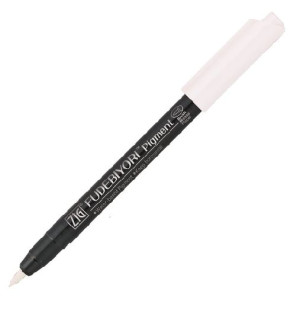 Kuretake Zig Fudebiyori Pigmentmilky White