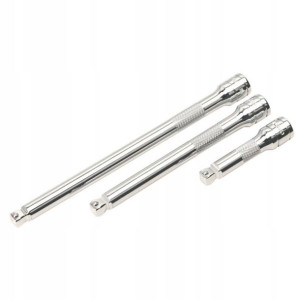 Zestaw 3 przedłużek 3/8'' 75mm 150mm 200mm Sealey