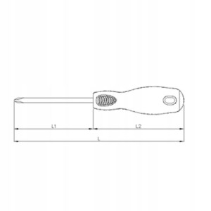 Wkrętak krzyżakowy Phillips PH1 dł. 80-184mm SONIC