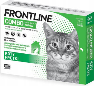 Frontline COMBO KOT 3 pipety 0,5 ml