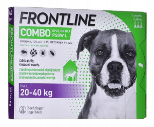 FRONTLINE Combo Spot-On Pies L 20-40kg (3x 2,68ml)