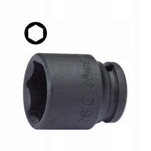 Nasadka udarowa 6-kątna 3/4'' 22mm dł. 50mm HANS 8