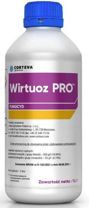 Wirtuoz Pro 1l Łamliwość Źdźbła Mączniak Prawdziwy