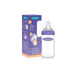 Butelka szklana ze smoczkiem 0m+ 160ml Lansinoh