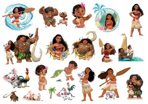 Tatuaże Dla Dzieci Zmywalne Vaiana Moana Y6