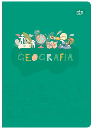 Zeszyt A5/60k kratka geografia Hybrid Interdruk