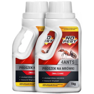 2x Proszek NO PEST na Mrówki 1kg Preparat Formuła Środek na Mrówki Mrowiska