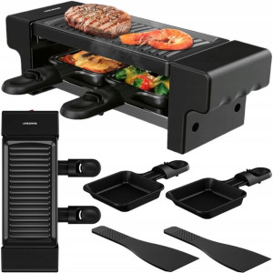 Grill Elektryczny Stołowy Raclette 350w Dla 2 Osób