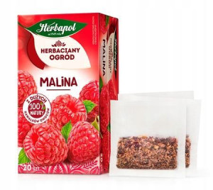 MALINA MALINOWA Herbata ziołowa Herbapol 20 szt