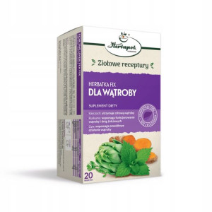 Ziołowa Herbata FIX dla wątroby Herbapol 40g