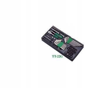 Wkład do wózka Zestaw 62 szt. E-TORX; HEX; Philips