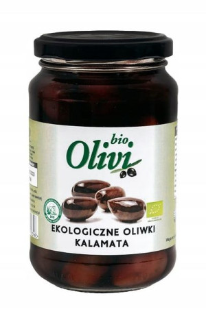 Zielone oliwki z pestką KALAMATA GRECKIE 360g