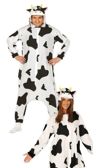Strój Krowa Krowy Piżama Kigurumi Kombinezon - M