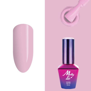MOLLYLAC Lakier hybrydowy Fancy Fashion Affection 330  Peach shake 10g Nowy