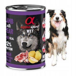 Karma mokra Alpha Spirit Jagnięcina z Gruszką 400g