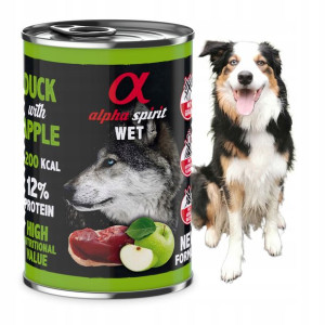 Karma mokra Alpha Spirit Kaczka z Jabłkiem 400g
