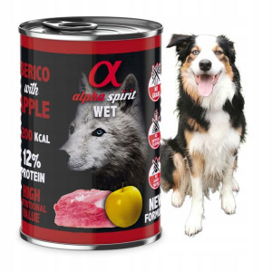 Karma Alpha Spirit wieprzowina z jabłkiem 400g
