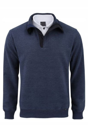 Sweter męski granatowy melanżowy Sebi