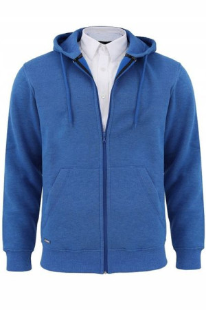 Bluza męska z kapturem chabrowa Ludwik