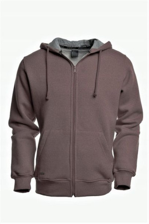 Bluza męska z kapturem brązowa Ludwik
