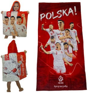 POLSKA Zestaw 2 Ręczniki PZPN Reprezentacja Bawełna