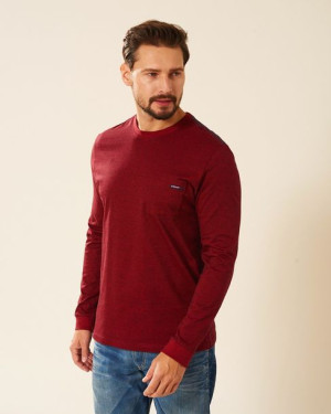 Longsleeve męski bordowy Crossfire