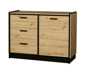 Komoda Szuflady Półki 120 cm KLARA  DĄB ARTISAN