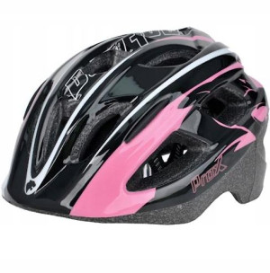 Kask rowerowy dziecięcy różowy rozmiar M