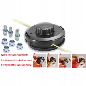 Głowica Żyłkowa Półautomatyczna 130mm Pro 10x1.25z
