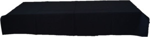 Obrus Czarny Czerń 140x140 Bawełniany Bawełna