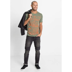 Bawełniany Tshirt Z Nadrukiem 60-62 903819