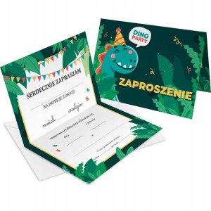 Zaproszenie Na Urodziny Dinozaur Z2