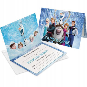 Zaproszenie Na Urodziny Frozen Elsa Poziom Z2