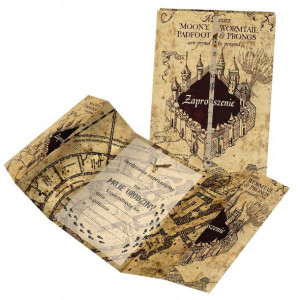 Zaproszenie Na Urodziny Harry Potter Mapa Y2