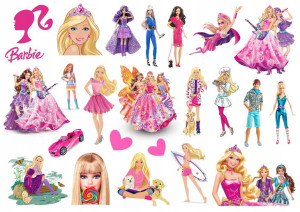 Tatuaże Dla Dzieci Zmywalne Barbie Y6