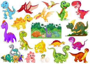 Tatuaże Dla Dzieci Zmywalne Dinozaury Y6