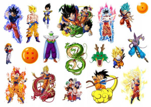 Tatuaże Dla Dzieci Zmywalne Dragon Ball Y6