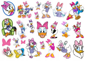 Tatuaże Dla Dzieci Zmywalne Kaczka Daisy Disney Y6
