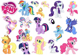 Tatuaże Dla Dzieci Zmywalne Koniki Pony Y6