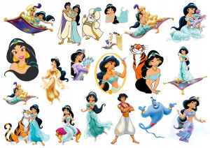 Tatuaże Dla Dzieci Zmywalne Księżniczka Jasmine Y6
