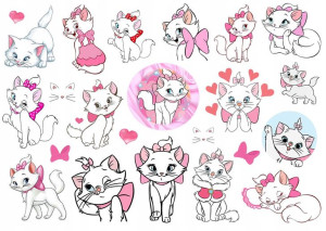 Tatuaże Dla Dzieci Zmywalne Marie Cat Kotki Y6